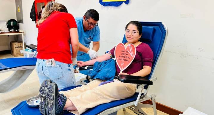 La Libertad: Realizan campaña de donación voluntaria de sangre en Santiago de Chuco 