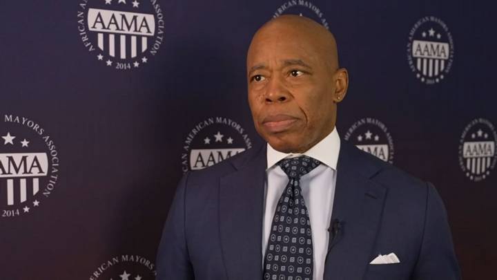 In D.C. speech, Mayor Adams lists his grievances