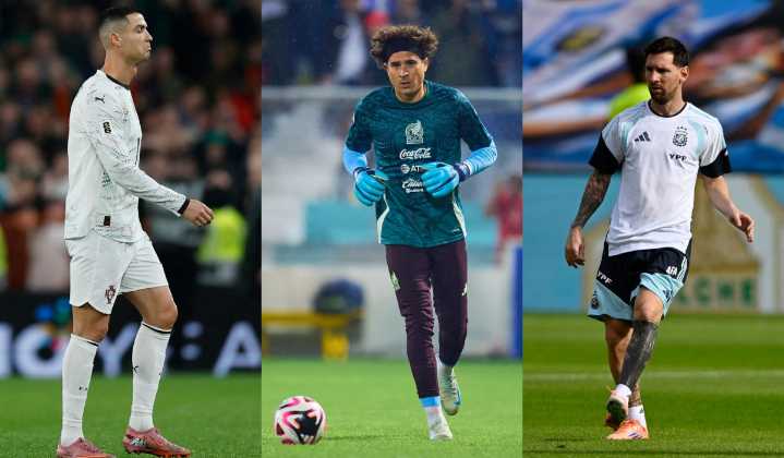 ¿Los GOATS? Guillermo Ochoa busca su sexto Mundial para estar a la par de Cristiano Ronaldo y Lionel Messi