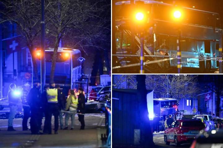 Bus crashes into bus stop in Stockholm, causes fatalities: police