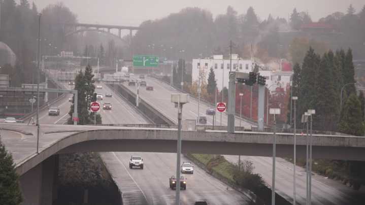 Puyallup man critically injured after concrete block was thrown through windshield on I