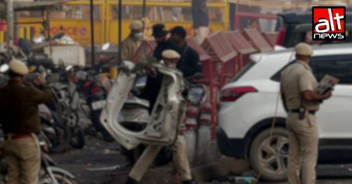 Delhi Blast: Did police claim CNG cylinder led to explosion? No, fabricated statement by top cop goes viral