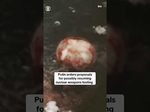 Russia’s Putin responds to Trump’s nuclear testing threat #shorts