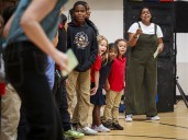 Photo Gallery: Montana Shakes actors visits McKinley STEMM Academy