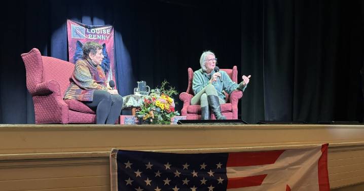 US-Canada border library hosts author Louise Penny in book tour stop full of symbolism