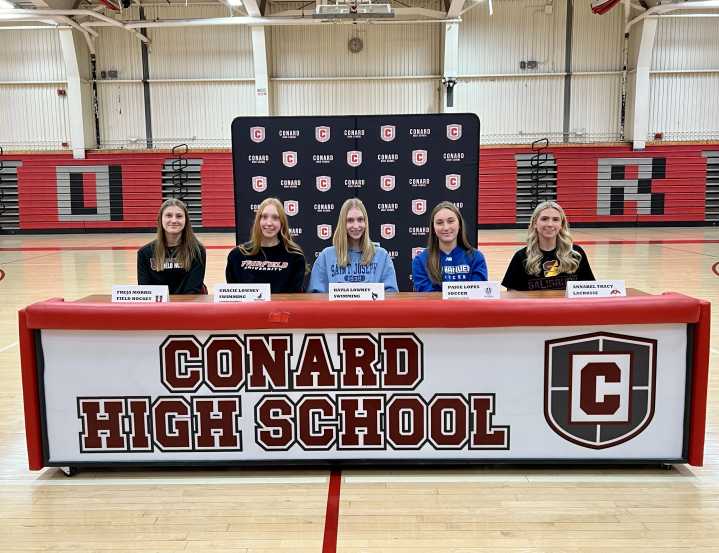 Conard Students Make Commitments to College Athletics