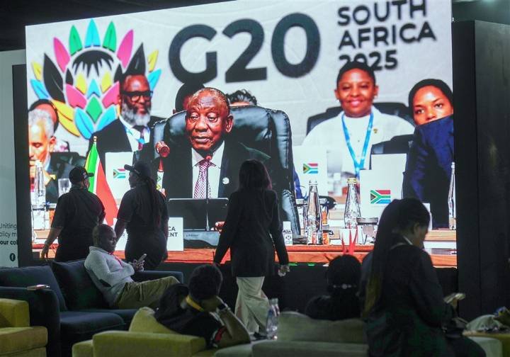 President Trump says he's barring South Africa from participating in next year's G20 summit near Miami