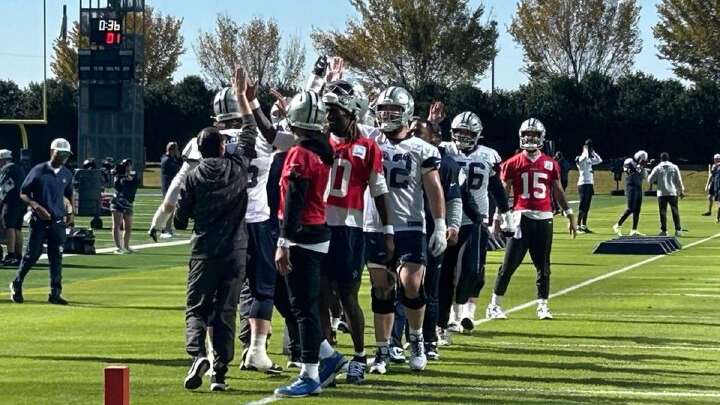 Dallas Cowboys players honor, share about Marshawn Kneeland's legacy at practice
