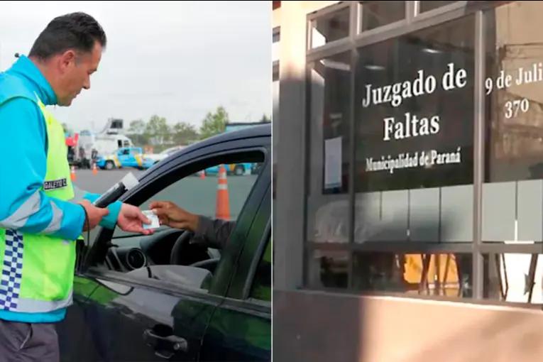 Nuevo Código de Faltas de Paraná: los valores de las multas por conducir sin licencia o acoso