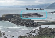 Así quedará el dique del puerto de Mutriku