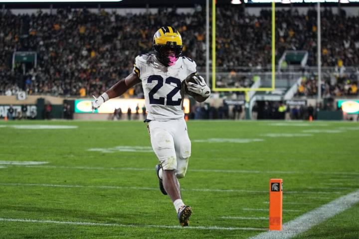 No. 18 Michigan expects to be without injured RB Justice Haynes vs. Maryland and No. 1 Ohio State