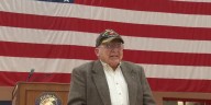 Iwo Jima Hero Honored at Platteview Junior High School