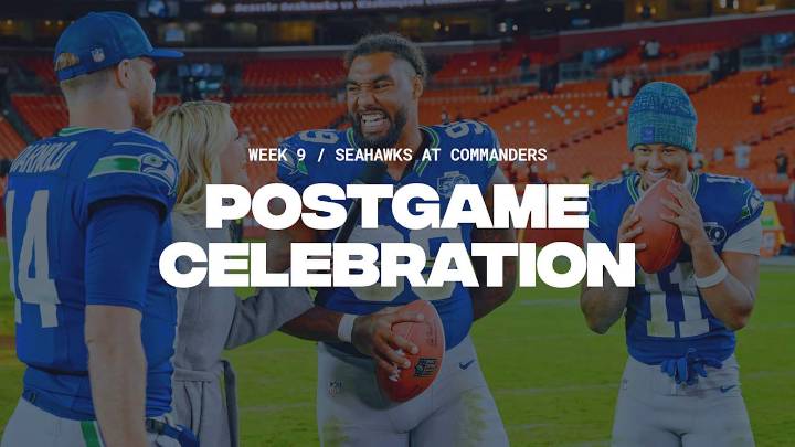 PHOTOS: Best Of The Postgame Celebration Following The Week 9 Win Over The Washington Commanders On Sunday Night Football