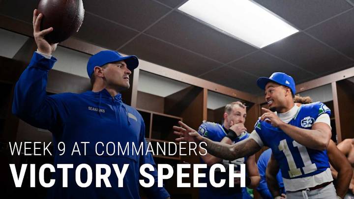 Head Coach Mike Macdonald's Postgame Victory Speech After The Win Over The Commanders On SNF