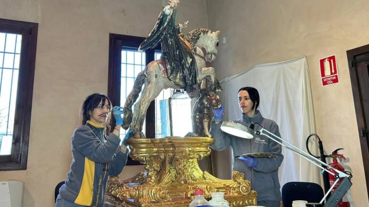 Restauran el patrón de Orihuela del Tremedal para celebrar su festividad