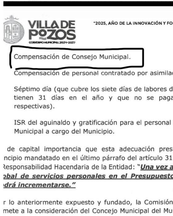 Formalizan abuso concejales de Pozos