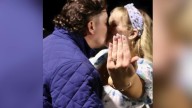 She survived three heart transplants. Then her boyfriend surprised her on the sidelines.