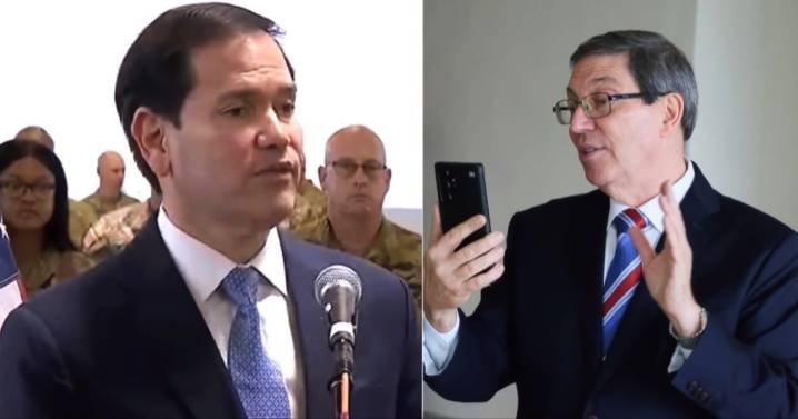 Marco Rubio responde con un GIF de payaso a tuit de Bruno Rodríguez sobre “agresión de EE.UU. a Venezuela”