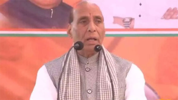 Rajnath Singh attacks RJD-Congress over corruption at Bihar poll rally