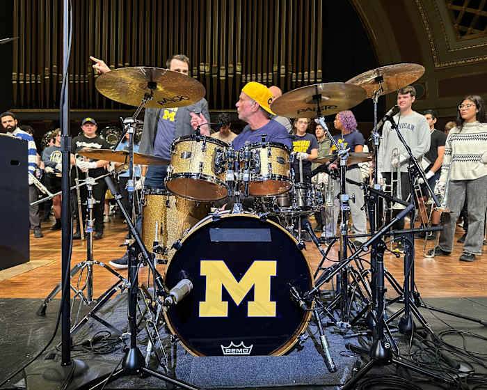 Red Hot Chili Peppers drummer honors parents with music scholarship at U. of Michigan