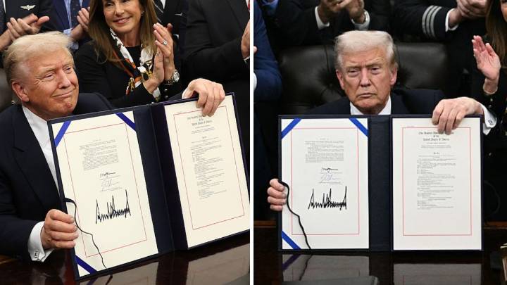 En video: Trump firma ley que pone fin al cierre del gobierno