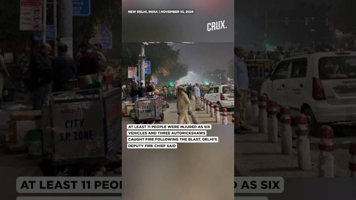 Deadly Blast Rocks India’s Capital, Police ‘Arrests’ One As Car Explodes Near Red Fort In New Delhi