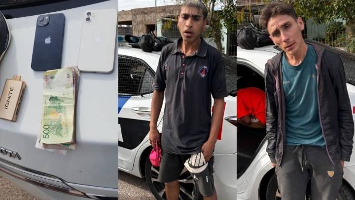 Cayeron tres ladrones tras un violento robo a una casa en Pocito