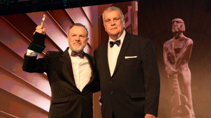 Gustavo Sylvestre, el gran ganador de los Martín Fierro de Cable: se llevó el oro y se emocionó