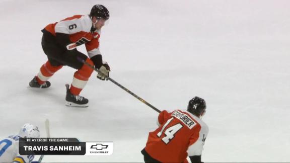 Sanheim scores in OT to rally Flyers past Blues 3