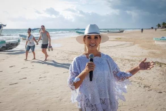 «Tulum es para todas y todos»: Gobernadora Mara Lezama garantiza accesos libres a playas en Tulum, Quintana Roo