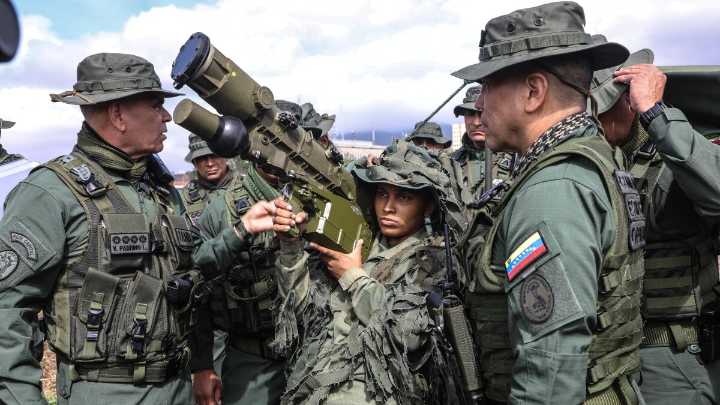 Así es el depliegue militar ordenado por Nicolás maduro en Venezuela por presencia de Estados Unidos en el Caribe