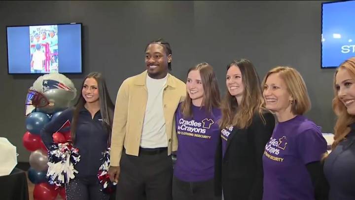 Patriots wide receiver Stefon Diggs hosts day of giving for local families