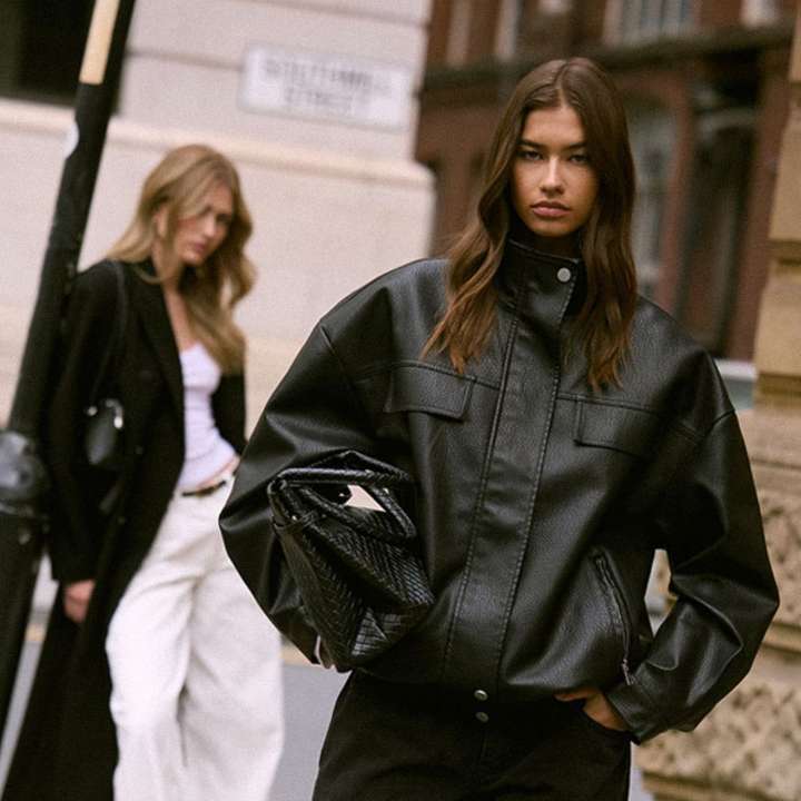 12 Funnel-Neck Jackets That Give Model