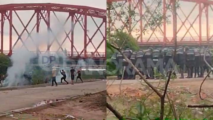 Videos: allanamiento por narcomenudeo en el barrio Río Dulce terminó con violentos enfrentamientos entre la policía y los vecinos