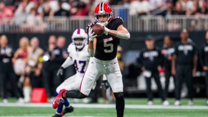 Michael Penix (knee), Drake London (hip) set to play vs. Patriots