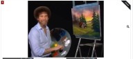 John Oliver Sells His Bob Ross Painting Raises Record $1.5 Million for Public Television