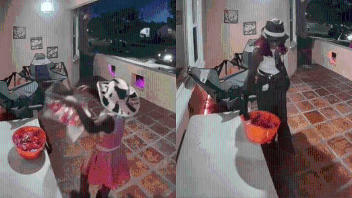 Child, adult steal all the Halloween candy from L.A. home’s porch 