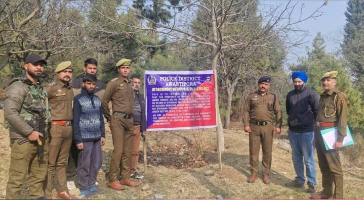 J&K Police attaches property of terror handler operating from PoK