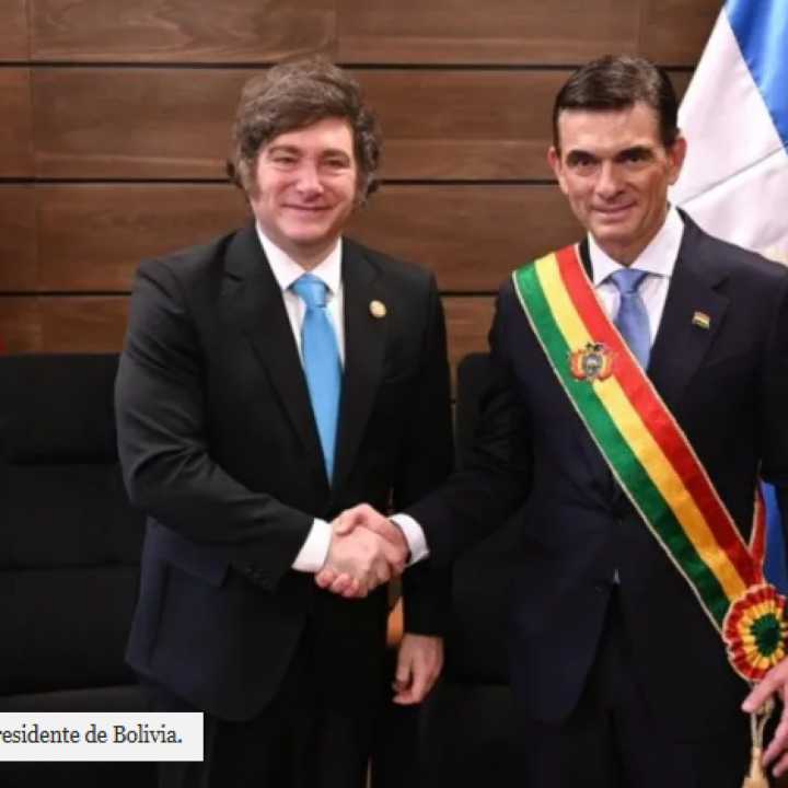 Javier Milei en Bolivia: un encuentro con el presidente electo Rodrigo Paz Pereira