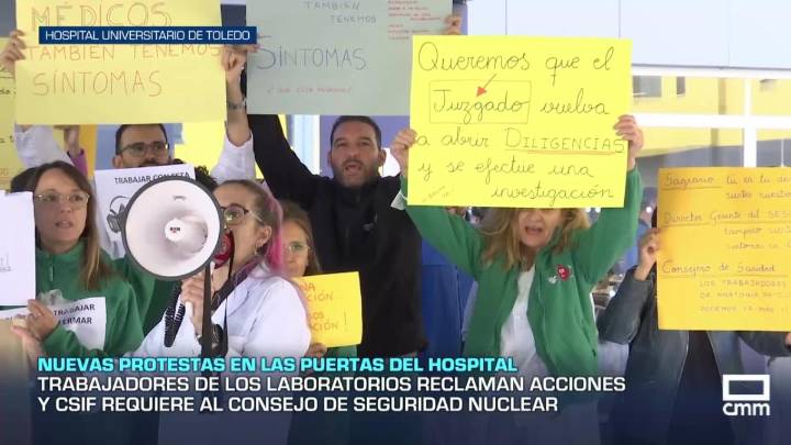 Nuevas protestas de los trabajadores del laboratorio del Hospital de Toledo