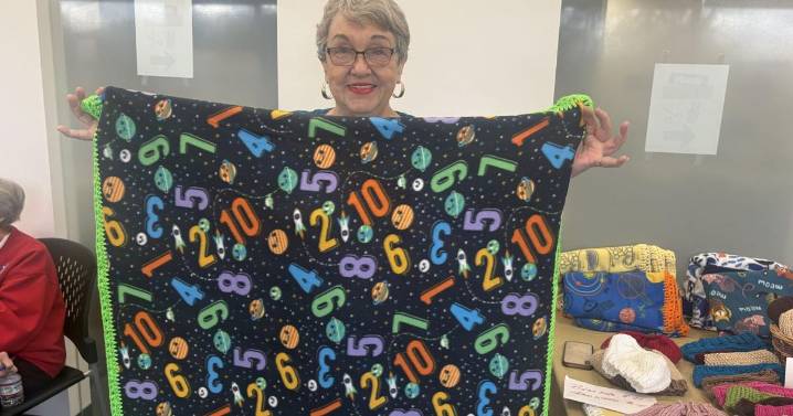 Senior knitters show their skills at craft fair