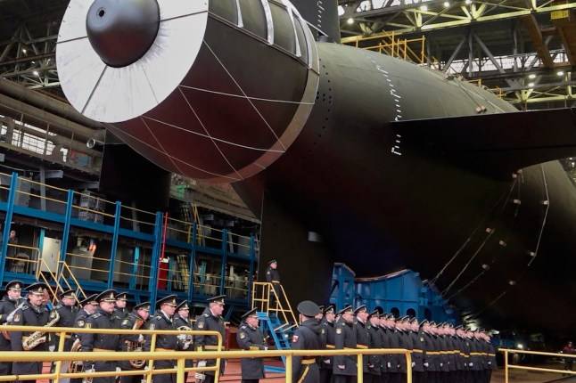 Putin unveils nuclear submarine capable of unleashing ‘radioactive tidal waves’