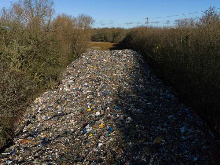 No timeline yet for clearing illegal waste mountain, Environment Agency says