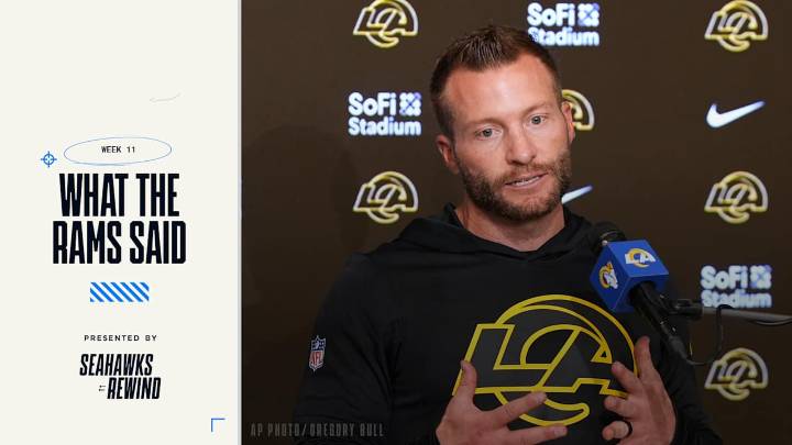 What The Rams Said Following Their 21-19 Win Vs. The Seahawks