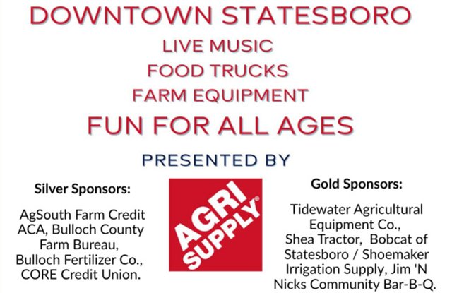 Free 'Tractors & Tunes' event is Friday in downtown Statesboro