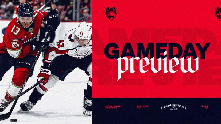 PREVIEW: Panthers kick off homestand vs. Capitals
