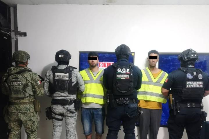 Ejército y Guardia Nacional detienen a dos por portación de armas