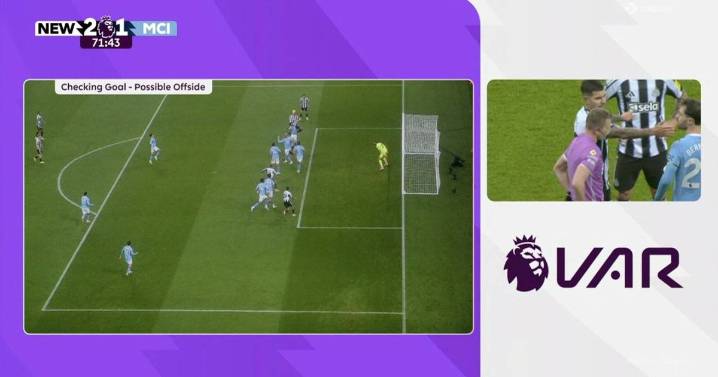 Premier League release new replay angle after Newcastle vs Man City VAR complaint