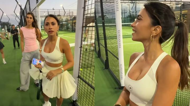 El incómodo momento de Antonela Roccuzzo, esposa de Messi, al salir de una pista de pádel: "¿Cómo te ganas la vida?"