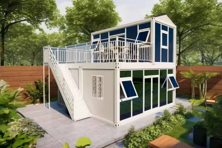 This 2-Story Tiny House Has 6 Bedrooms and a Terrace